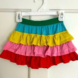 Mini Boden Girls ruffle skirt 4-5y